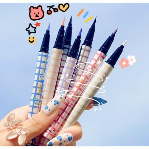 Colorful Eyeliner Beginners Are Not Easy To Smudge Students' Cheap Cosmetics