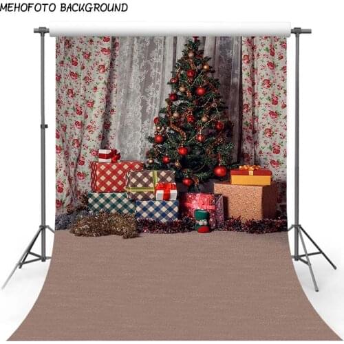 Christmas Background Backdrop Fireplace Tree Winter Snow Window Interior Baby Birthday Photography Background For Photo Studio
