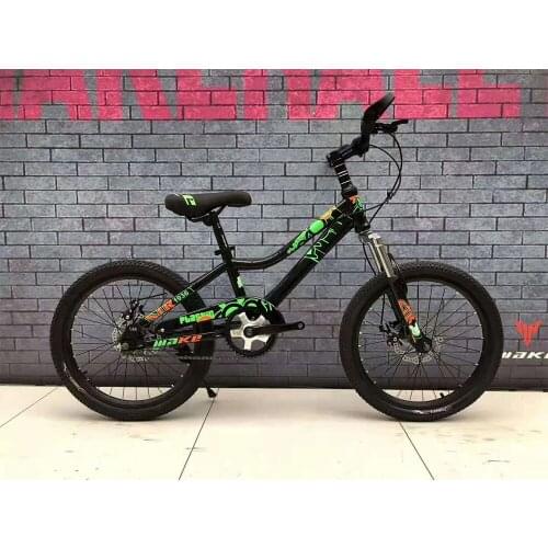 High quality bicycle new style green color bike children double disc brake 20 inches steel mountain bike