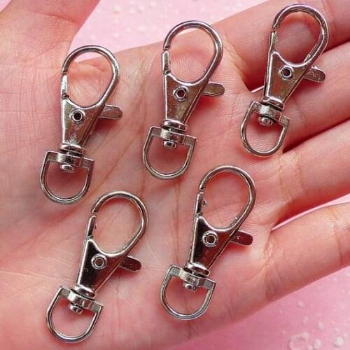 120pcs 15mmx36mm ,Swivel Trigger Hooks, Lobster Clasp,Parrot Clasps Key Holder Key Chain Keyring Lanyard Clasp