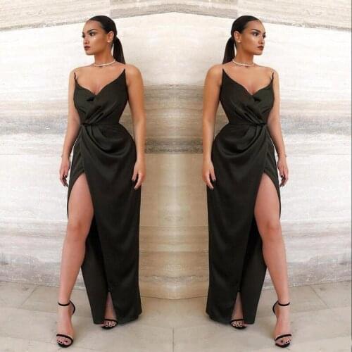 2020 New Sexy Sweetheart Long Prom Dresses Backless High Side Split Ruched Floor Length Formal Evening Dress vestidos de fiesta