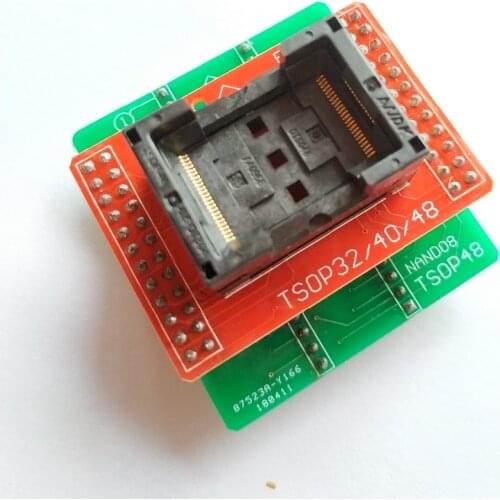 ANDK TSOP48 NAND Adapter only for xgecu minipro TL866II plus programmer for 48 pin NAND flash chips TSOP48 adapter socket