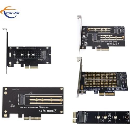 COVYIV PCIE to NVME/NGFF M2/M.2 Adapter/PCI Express M.2 SSD PCIE Adapter M.2 /M2 PCIE Adapter PCI-E X1/X4/X8/X16