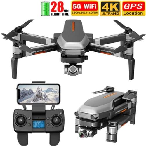 L109 PRO GPS Drone 5G WIFI 4K With Camera Two-Axis Anti-Shake Gimbal RC Quadcopter Drone Brushless Motor Professional drones