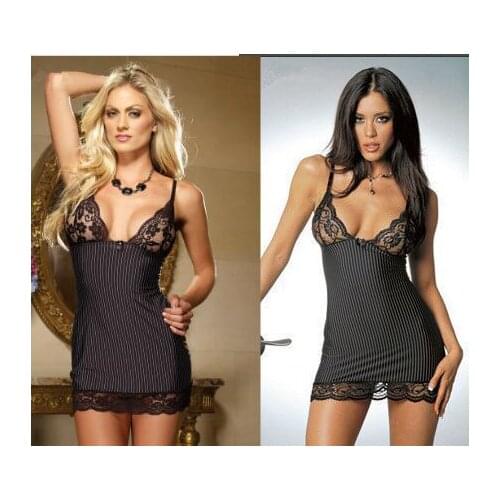 Erotic Lingerie Women Sexy Lingerie Lace Nightwear Dress Embroidery Lace Baby Dolls Lenceria Sexy Sleepwear Women Sex Products