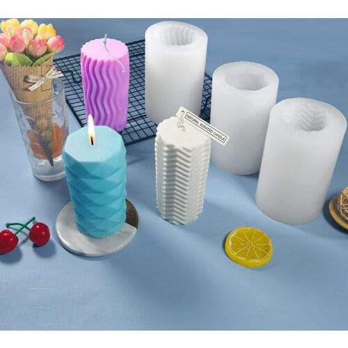 DIY Candle Mould All Kinds of round Candle Mould Hand-Made Aromatherapy Candle Silicone Candle Mould Candle Making Mold