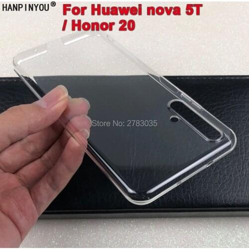 For Huawei nova 5T /Honor 20 /20 Pro Glossy Snap Phone Case Crystal Invisible Hard PC Full Cover Clear Camera Protect Back Shell