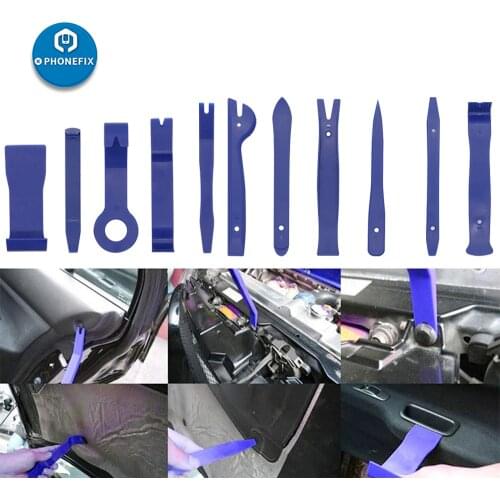11 IN 1 Auto Trim Removal Kit Car Trim Door Panel Window Molding Upholstery Removal Tool Set for Car Trim Door Panel Audio Radio