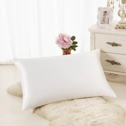 100% Mulberry Silk 19 mm 16 mm Pillowcases Champagne Silvery Colors 51X71cm with zipper 10 pieces small wholesale