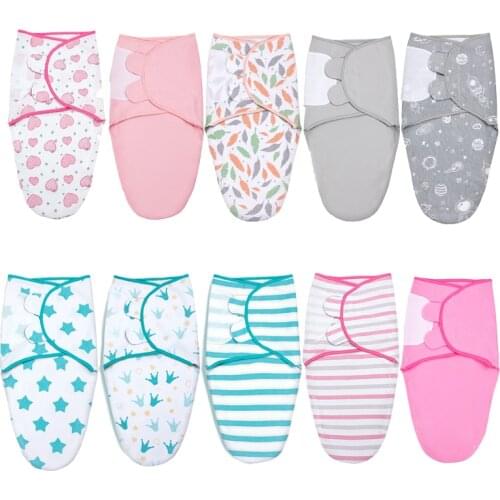 Newborn Sleeping Baby Swaddle Wrap Swaddle Soft 100% Cotton 0-3Months Sleep Blanket Baby Bedding lnfant Blanket