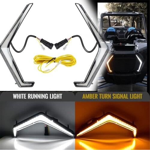 One Pair 12V Turn Signal Light Signature for Polaris RZR XP Turbo S 4 Turbo Xp 1000 XP 4 XP4 1000 2018 2019 2020