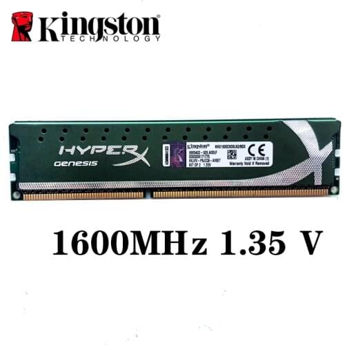 Kingston HyperX ram memory DDR3L 4GB 8GB 1600MHz 4gb 8gb 1.35V RAM ddr3L 4g 8g = 2PCSX4GB PC3- desktop memory for gaming DIMM
