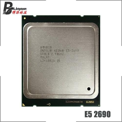 Intel Xeon E5-2690 E5 2690 2.9 GHz Eight-Core Sixteen-Thread CPU Processor 20M 135W LGA 2011