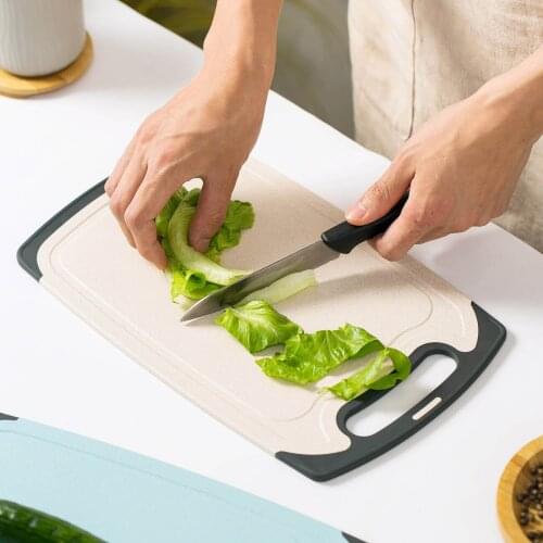 Wheat Straw Cutting Board Kitchen Rolling Chopping Board Household Plastic Small Cutting Board Panel