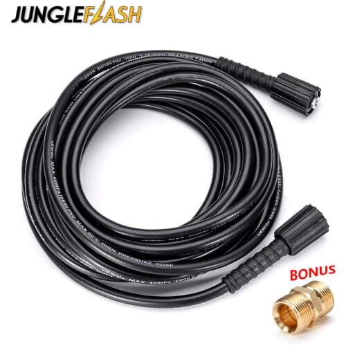 High Pressure Washer Hose Cord Pipe Car Wash Hose Water Cleaning Extension Hose M22pin 14/15 For Karcher Elitech Interskol Huter