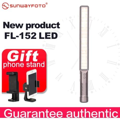 SUNWAYFOFO FL-152 led-video-light 3000K-5500K CRI>96 camera photo studio light photography hold removable battery