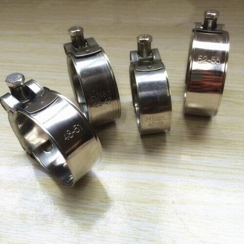 40-43/44-47/48-51/52-55mm Motorcycle Exhaust Muffler Pipe Hose Clamp Clip