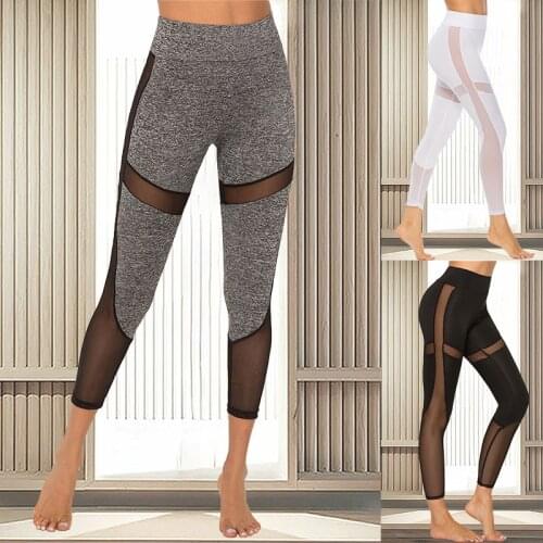 Women Mesh Black Transparent Comfortable Pant Sexy Slim Fit Leggins Workout Leggings For Women Activewear