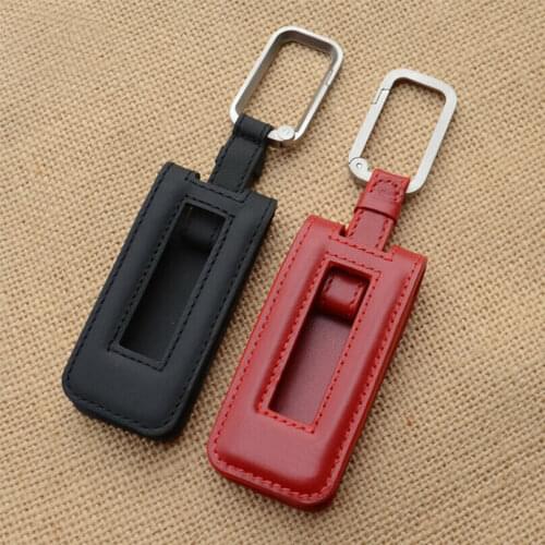1Pcs Leather Key Case For Porsche Boxster Cayman Panamera Macan Cayenne 911 718 981