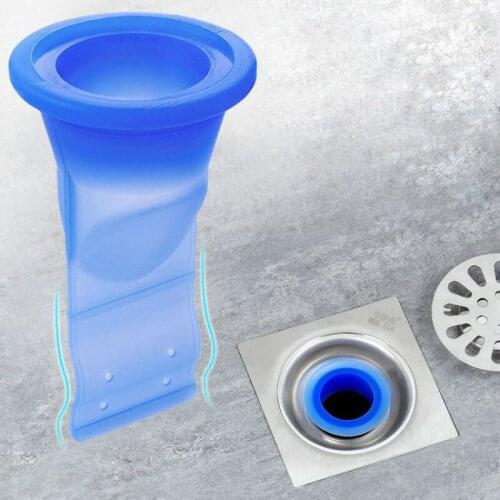 1pcs Silicone Anti-odor And Insect-proof Floor Drain Core Toilet Sewer Inner Core Kitchen Drain Sealing Ring Floor Drain