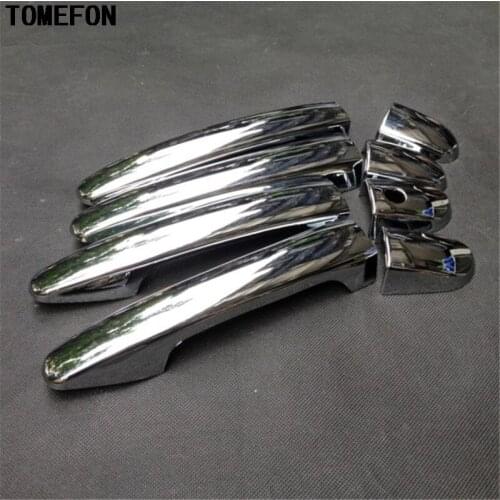 Auto Exterior Accessories 8pcs For Mazda 3 Axela 2014-2017 2018 ABS Chrome Side Door Handle Catch Cover Trim Car Styling