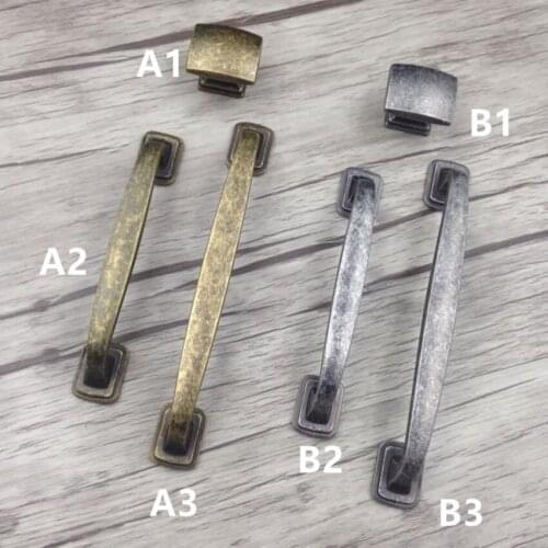 96mm bronze kitchen cabinet drawer knobs 128mm antique iron dresser door handle ameica style retro distress furniture handles 5"