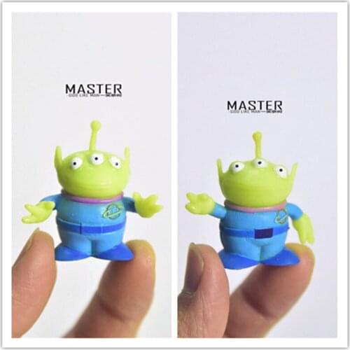 24piece 3.8cm Toy story the gree man robot Alien PVC Action Figure Model Toy