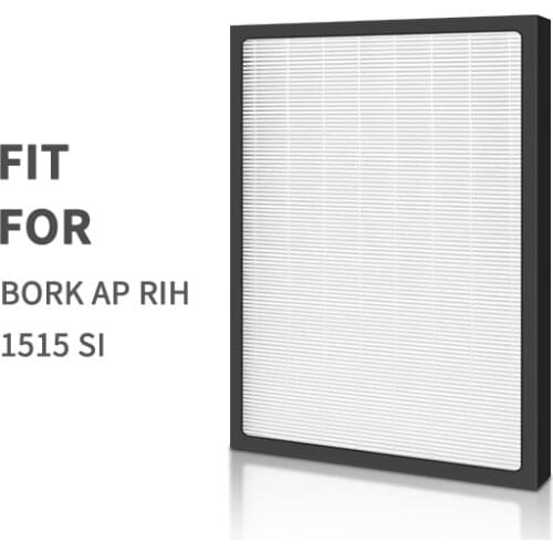 HEPA + Activated Carbon Composite Multifunctional Filter Air Purifier 300*220*20mm For BORK AP RIH 1515 SI