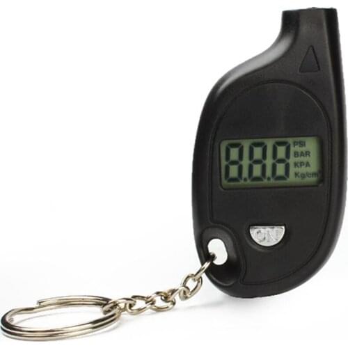 Mini Digital Car Tire Pressure Monitor Gauge Meter Diagnostic Tool Test Keychain Motorcycle Dirt Pit Bike 4x4 Auto Accessories