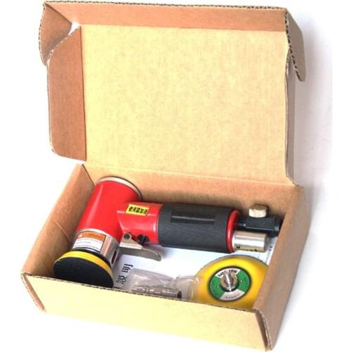 2 inch / 3 inch Mini Air Sander Kit Pad Dual Action Pneumatic Polisher Polishing Buffing Tools For Car Body