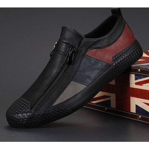 Mens Vulcanized Shoes Spring/Autumn Designer Sneakers Breathable Men Loafers Shoes Soft Sole Comfortable Casual shoes Flats