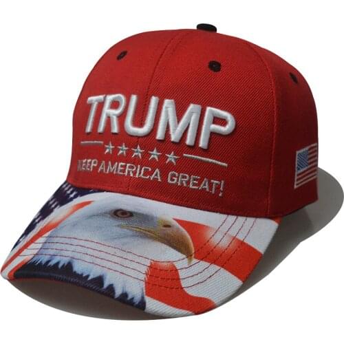 New Trump 2020 Baseball Cap US Presidential Election Hat Camo High Quality Wholesale Baseball Outdoor 2020 Hat Embroidery