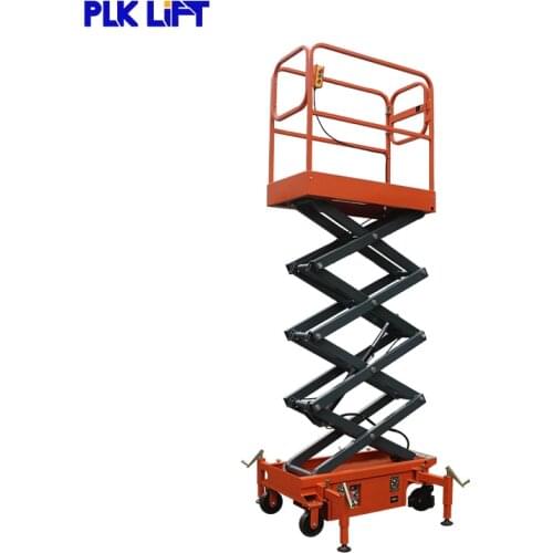 3m 4m Semi Electric Mobile Mini Scissor Lift