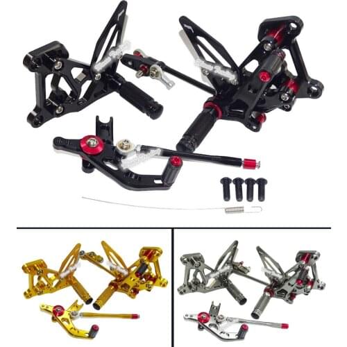 Sale Adjustable Rider Rear Sets Rearset Footrest Foot Rest Pegs For MV Agusta F3 Brutale Dragster 675 800 2012 2013-2015