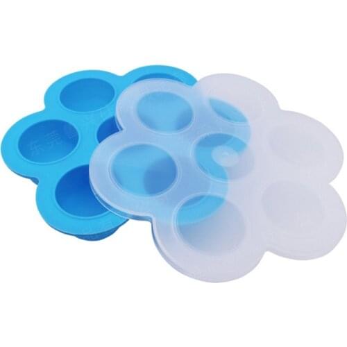 2 Pack Silicone Egg Bites Molds with Lid For 5 6 8 qt Instant Pot Accessories Silicone 7-hole food supplement box