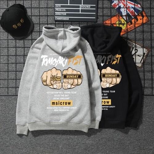 Graffiti Print Color Block Hooded Sweatshirts Hoodies Hip Hop Casual Pullover Hoodie Streetwear Harajuku Tops