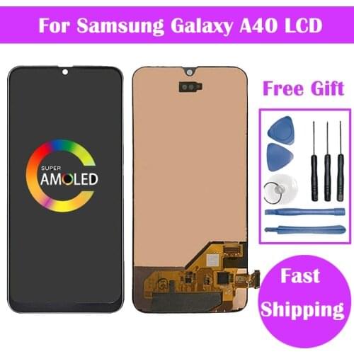 5.9" For Samsung Galaxy A40 LCD A405 A405F SM-A405F LCD Display + Touch Screen Digitizer Assembly Free Shipping