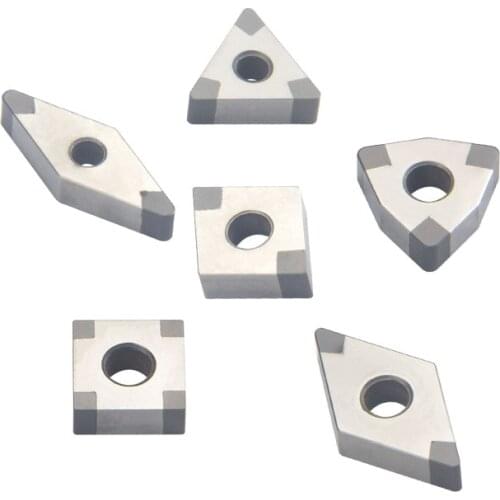 1pc CBN insert CNGA120404 TNGA160408 V/S/D/WNGA metal turning tools lathe cutter For processing hardened steel cast iron