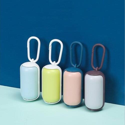 1PCS Pet Waste Bag Dispenser Plastic Dog Poop Bag Dispenser Pet Waste Garbage Holder with 15 Garbage Bags Cleaning Supplies