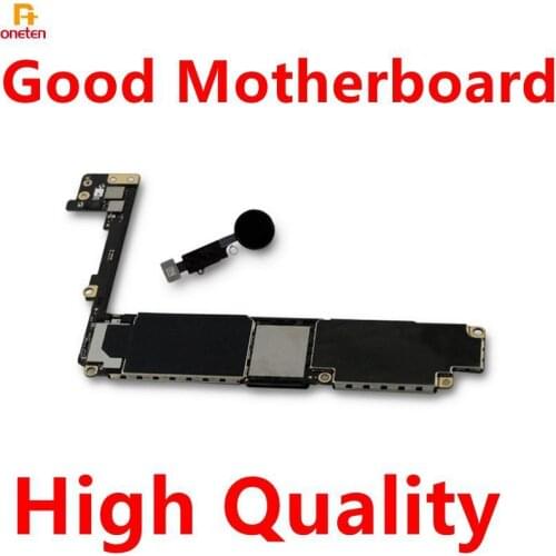 For iPhone 8Plus Motherboard Good Working iCloud Clean Unlock Board With Withoud Touch ID 64G 256G Mainboard