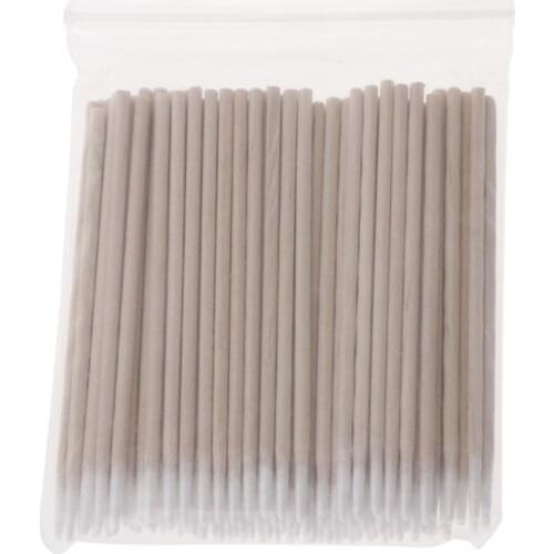 100Pcs Cotton Swabs Pointed Swab Applicator Makeup Wooden Sticks Applicator