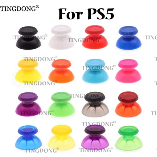 200pcs Analog Cover 3D Shell Thumb Stick Joystick Thumbstick Mushroom Cap For Sony PlayStation 5 PS5 Controller Accessories