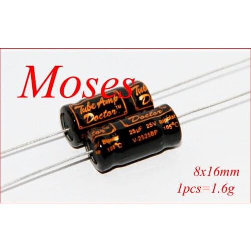 25v 25uf Original New Axial NP Bipolar Audio capacitance Electrolytic Capacitor 10x20mm (300pcs)