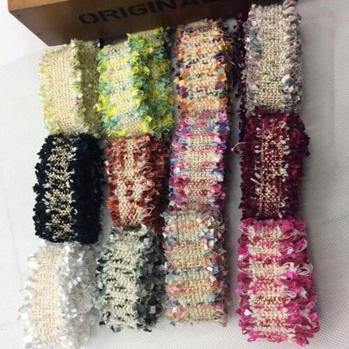 3cm 10yards Meetee Multi-color Lace Ribbon Korean Toothbrush Hair Diy Jewelry Bow Collar Laces Clothing Accessories
