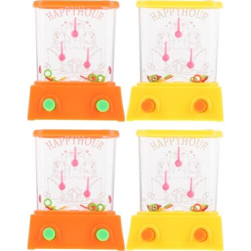 4pcs Kids Water Toss Ring Toys Water Ring Game Handheld Water Ring