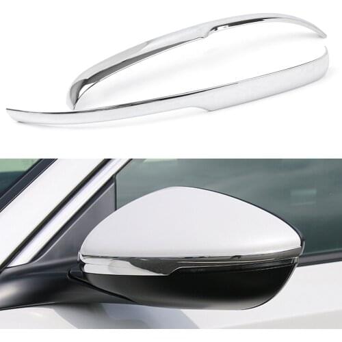 Auto Car Styling Door Wing Side Mirror Rear View Cover Trim Decoration For Honda Accord 2018 2PCS Chrome ABS Plastic