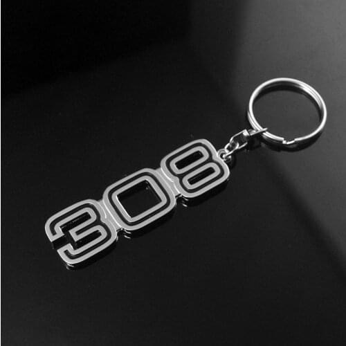 308 logo Car Key Ring For Ferrari 308 GTBi GTSi Universal Keychain brelok llavero брелок Car Styling авто брелки