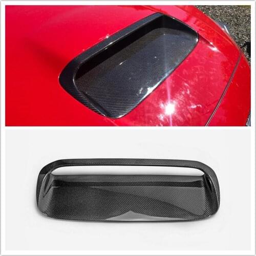 For 14-18 Impreza WRX VAB VAF STI carbon fiber OEM Style Hood Air Vents trim