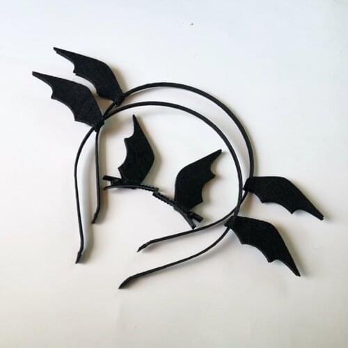 Cool Devil Wings Bat Hair Clips Wings Bat Hairpins Dress-up Costume Halloween Cosplay Party Hair Accessories
