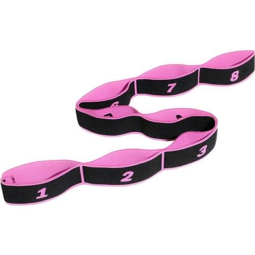 Latin Elastic Pull Strap Yoga Resistance Band Dance Exercise Stretching Belt For Muscle Stretching Fitness Training 4 Colors